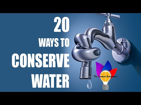 20 Ways To Save Water At Home - Youtube